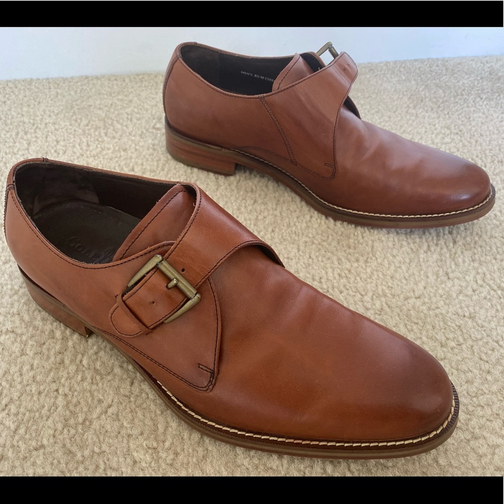 Cole Haan Nike Air Leather Monk Strap Men's 8.5M
